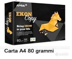 Carta 500fg - Carta per stampante Ekon A4 80GR